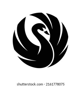 Swan Geometric Business Logo Design