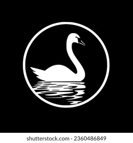 Swan - High Quality Vector Logo - Vector illustration ideal for T-shirt graphic