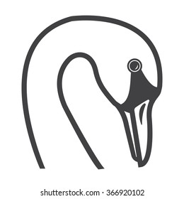 Swan Icon. 