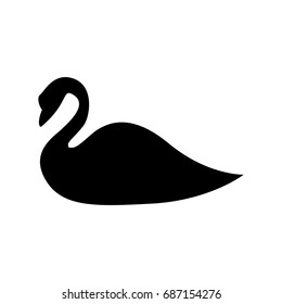 Swan Icon Stock Vector (Royalty Free) 687154276 | Shutterstock