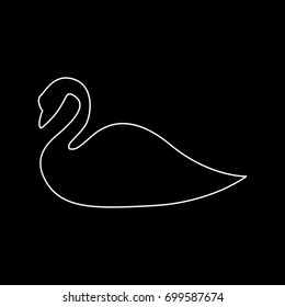 Swan icon .