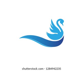 Swan icon vector illustration