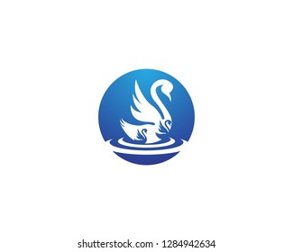 Swan icon vector illustration