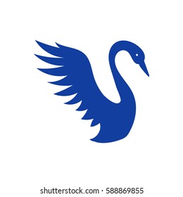 swan icon vector illustration
