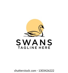 Swan Logo Design