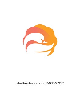 The Swan Logo Design Vector