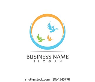 Swan logo design vector illustration