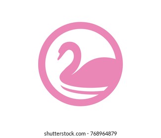 Swan  logo and symbols Template
