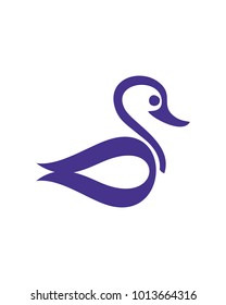 Swan logo template