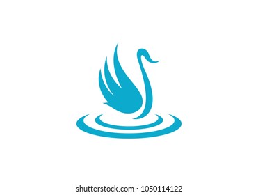 Swan logo Template 