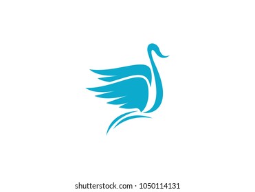 Swan logo Template 