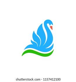 swan logo template