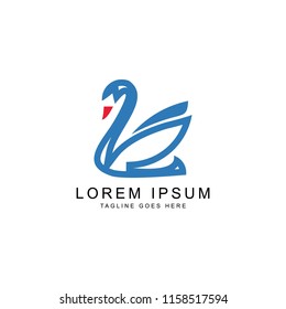 swan logo template
