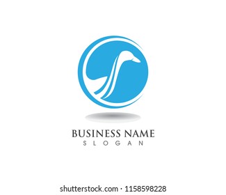 Swan logo Template