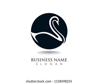Swan logo Template