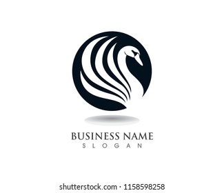 Swan logo Template