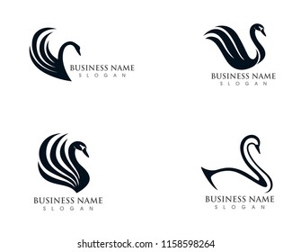 Swan logo Template
