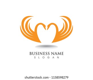 Swan logo Template