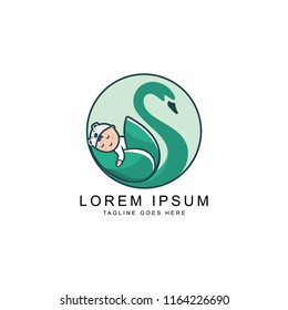 swan logo template