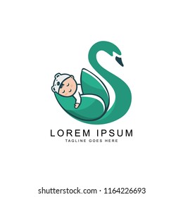swan logo template