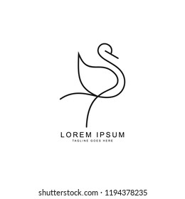 swan logo template