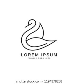 swan logo template