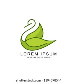 swan logo template
