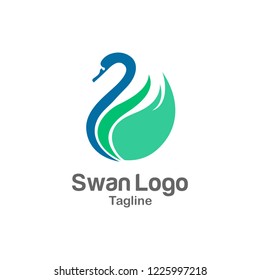 Swan Logo Template