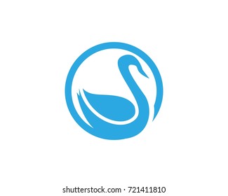 Swan logo Template
