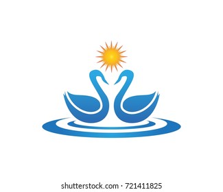 Swan logo Template
