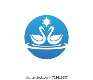 Swan logo Template