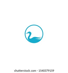 Swan logo template vector icon design