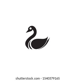 Swan logo template vector icon design