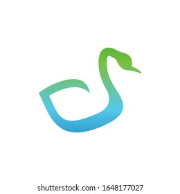 Swan logo template vector icon design