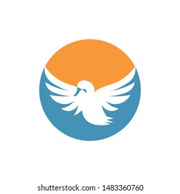 Swan logo Template vector illustration design