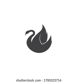 Swan-Logo Vorlage Vektorillustration-Design