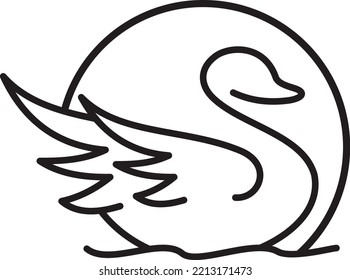 Swan Logo, Ugly Duck, Beauty Swan