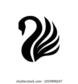 swan logo vector