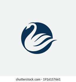 Swan Logo and Vector icon