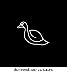 Swan-Logo, Vektorsymbol, Illustration