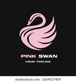 Swan Logo Vector Illustration for Business or Personal Use