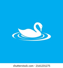 swan logo vector illustration design template