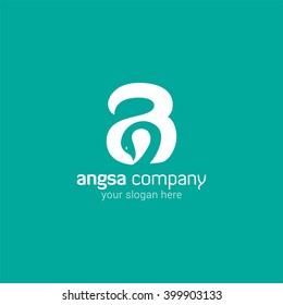 Swan Logo vector Illustration. Good for business logo template. flat style Design