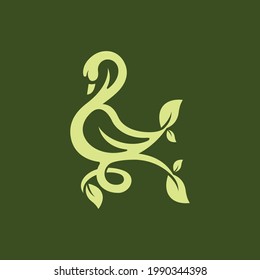 Vectorlogo-Design für Schwedische Naturleaf