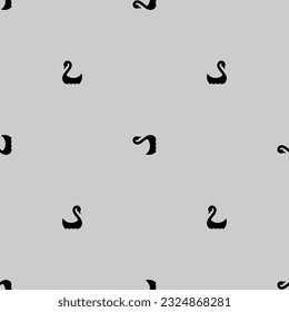 Swan pattern seamless. waterbird background. Baby fabric texture