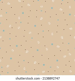 Swan Princess Collection of Seamless Patterns for Kids Wear, Fabric Prints, Wallpaper, Wrapping paper