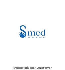 Swan, S monogram, logo. Reduction (Super Medicine)