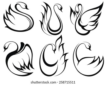 Swan symbol set