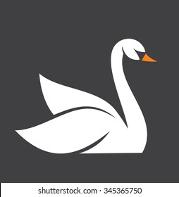 Swan Vector Icon