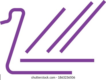 swan vector icon. swan sign on white background. swan icon for web and app